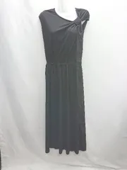 ◇ ⊂ Sonny Label URBAN RESEARCH ウエストゴム ノースリーブ マキシ ワンピース サイズM ブラック レディース E  【1408220056361】