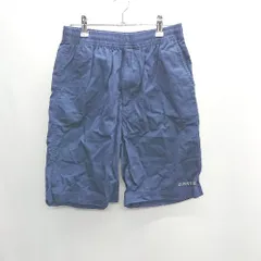 ◇ ⊂ CONVERSE コンバース コットン100%　ウエストゴム ハーフパンツ サイズM ネイビー系 メンズ E  【1408220056316】