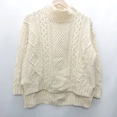 ◇ green label relaxing 長袖 セーター 表記なし アイボリー レディース E  【1408220054749】