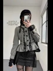 マージカーゴ ヴィンテージ ツイード ジャケット 冬コーデ