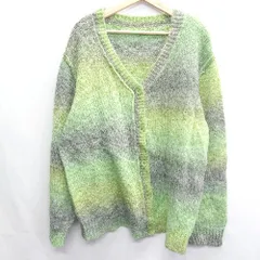 ◇ ⊇ INGNI イング ウール素材 長袖 ニット サイズM グリーン レディース E  【1408220056439】