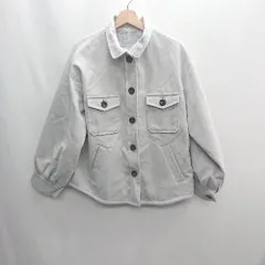 ◇ OLIVE des OLIVE オリーブ デ オリーブ 長袖 トレンチコート サイズL グレー レディース E  【1408220058662】