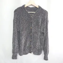 ◇ URBAN RESEARCH アーバンリサーチ ニット生地 長袖 ジャケット サイズM ブラック系 レディース E  【1408220063390】