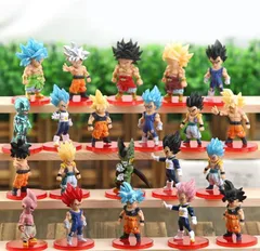 ドラゴンボール フィギュア 21個セット, 孫悟空 ベジータ フリーザ 他, 高さ約7cm, コレクション用 デスク装飾 (A) [並行輸入品]★m