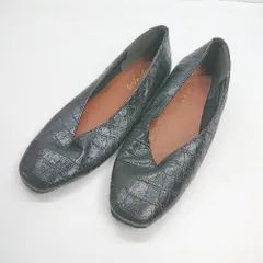 ◇ Sesta　セスタ 柄物 パンプス サイズ24 ブラック レディース E  【1408220063666】