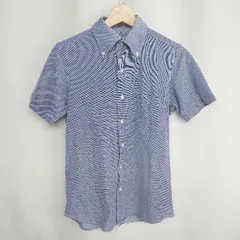 ◇ green label relaxing UNITED ARROWS コットン系 半袖 ポロシャツ サイズM ブルー系 レディース E  【1408220064038】