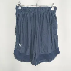 ◇ UNDER ARMOUR アンダーアーマー ショートパンツ サイズS-M ブルー系 レディース E  【1408220065851】