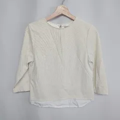 ◇ A day in the life UNITED ARROWS 長袖 プルオ－バ－ サイズ表記なし オフホワイト レディース E  【1408220065806】