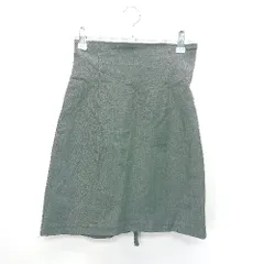 ◇ ⊂　◎●未使用● one after another NICE CLAUP 膝上丈 タイト スカート サイズF ブラック レディース E  【1408220069255】