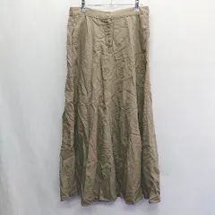 ◇ ZARA ザラ ロング フレア スカート サイズM ブラウン系 レディース E  【1408220069781】