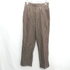 ◇ Θ ITEMS URBAN RESEARCH ストレートパンツ サイズF ブラウン レディース E  【1409100003604】