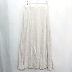 ◇ ⊇ GLOBAL WORK グローバルワーク ロング丈 フレア スカート サイズL グレー系 レディース E  【1409100004410】