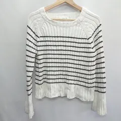 ◇ ⊇ OPAQUE Clip オペーク クリップ 長袖 セーター サイズM ホワイト レディース E  【1409100005189】