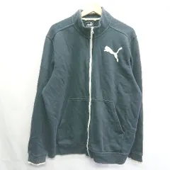 ◇ ⊇ PUMA プーマ コットン系 長袖 ジャケット サイズL ブラック レディース E  【1409100004892】