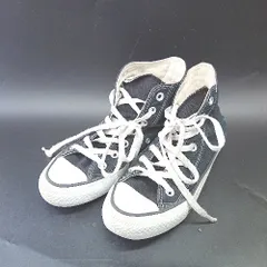 ◇ Θ CONVERSE コンバース オールスター ハイカットスニーカー サイズ23 ブラック ホワイト レディース E  【1409100005707】