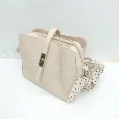 ◇ ◎ Θ grove グローブ ショルダー バッグ ベージュ系 レディース E  【1409100008890】