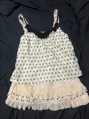 アクシーズファム フリル ノースリーブ ヴィンテージ ギャル