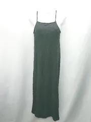 ◇ ⊂ DISCOAT ディスコート ロング丈 ワンピース サイズM ブラック レディース E  【1409100009125】