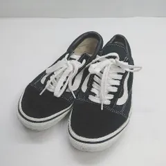 ◇ Θ VANS ヴァンズ オフザウォール　V36Cl スニーカー サイズ24 ブラック レディース E  【1409100024692】