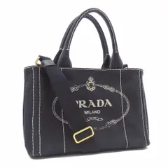 プラダ(Prada) プラダ トートバッグ カナパ トート レディース ネロ ブラック 黒 キャンバス 1BG439 ギンガムチェック