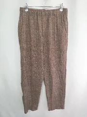 ◇ ⊇ studio CLIP スタディオクリップ ウエストゴム　ストレートパンツ サイズM ブラウン レディース E  【1409100025538】