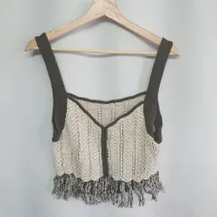 ◇ ⊇ SENCE OF PLACE センスオブプレイス ノースリーブ ビスチェ サイズOne ベージュ系 レディース E  【1409100025095】