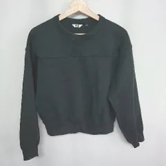 ◇ ⊇ UNIQLO ユニクロ 長袖 スウェットトレーナー サイズM ブラック系 レディース E  【1409100026399】