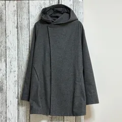WJK ダブルクロス フードウール コート　グレー　Mのサムネイル