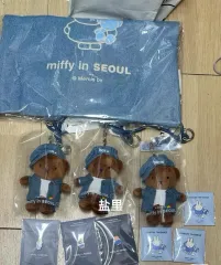 ミッフィー IN SEOUL 麦 ぬいぐるみ キーホルダー バッジ
