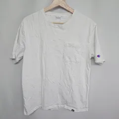 ◇ ⊂ Champion チャンピオン 綿 半袖 Tシャツ サイズM ホワイト系 メンズ E  【1409100026696】