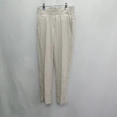 ◇ Θ Mya ハイウエスト ウエストゴム ストレートパンツ サイズM ベージュ レディース E  【1409240023432】