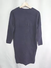 ◇ ⊇ UNIQLO ユニクロ キャミソール ロング ワンピース サイズS ネイビー系 レディース E  【1409240022589】