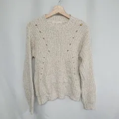 ◇ ⊇ KBF アーバンリサーチ ウール混合 長袖 ニット サイズ表記なし オフホワイト レディース E  【1409240022336】