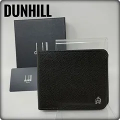 【未使用】ダンヒル dunhill レザー カード入れ 二つ折り財布 ブラック