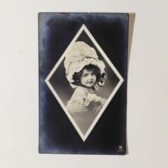 ［レア］フランス　アンティーク　ポストカード　女の子　少女　ドール Snowdrop Postcards アンティークポストカード専門店 < Doll >