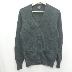◇ ⊇ UNIQLO ユニクロ ウール100％ 長袖 ニットカーディガン サイズS グレー レディース E  【1409240061533】