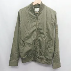 ◇ ⊇ FLASH REPORT 長袖 ブルゾン サイズM カーキ メンズ レディース E  【1409240061298】のサムネイル