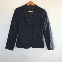 UNIQLO ウールテーラードジャケット レディース M ブラック 3082202512270027