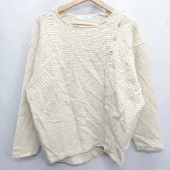 ◇ ⊇ JOINT WORKS サイドボタン 長袖 トレーナー サイズ2 アイボリー レディース E  【1409240062134】のサムネイル