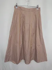 ◇ ⊇ NATURAL BEAUTY BASIC ナチュラルビューティーベーシック ロング フレア スカート サイズM ピンク系 レディース E  【1409240068129】