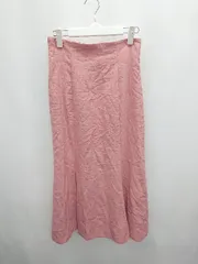 ◇ ◎⊂ ViS ビス 美easy 細ベルト ロング丈 マーメイド スカート サイズM ピンク レディース P  【1409250000126】