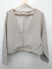 ◇ Θ mystic ミスティック ショート丈 長袖 ジャケット サイズ表記なし グレー系 レディース P  【1409250048357】