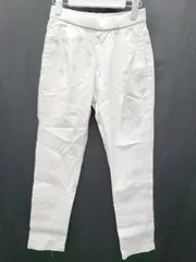 ◇ Θ Bou Jeloud　ブージュルード ストレッチ パンツ サイズ38 ホワイト レディース P  【1409250049095】