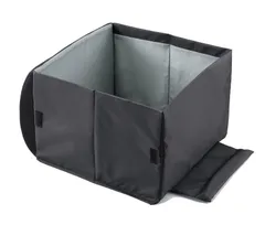 【在庫セール】コジット 畳んで車のシートのクッション 広げて荷物入れ 荷物の転落防止! シートボックス腰クッション ブラック