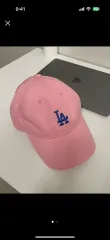 LAドジャーズ ピンク色 ベースボールキャップ MLB mlb