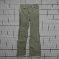 ◇ Θ 【ザラ ZARA】EUR34 レディース デニムパンツ ライトグリーン系 ストレートジーンズ レディース E  【1508260035743】