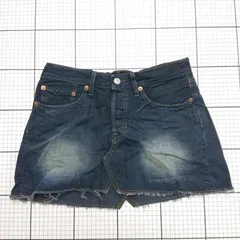 ◇ ⊂ 【リーバイス Levi's】501 デニムスカート Mサイズ レディース インディゴ系 レディース E  【1508260035811】