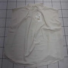 ◇ ⊂ 【ビザビ vis-à-vis】BPQ-82100-C ノースリーブブラウス アイボリー系 Mサイズ レディース E  【1509190043372】