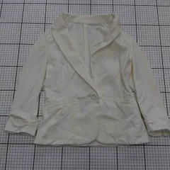 ◇ ⊂ 【エニィスィス any SiS】テーラードジャケット アイボリー系 日本サイズM レディース E  【1509190043334】