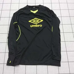 ◇ Θ 【アンブロ umbro】UBA7741L メンズ 長袖サッカーシャツ ブラック系 Oサイズ E  【1509190043402】